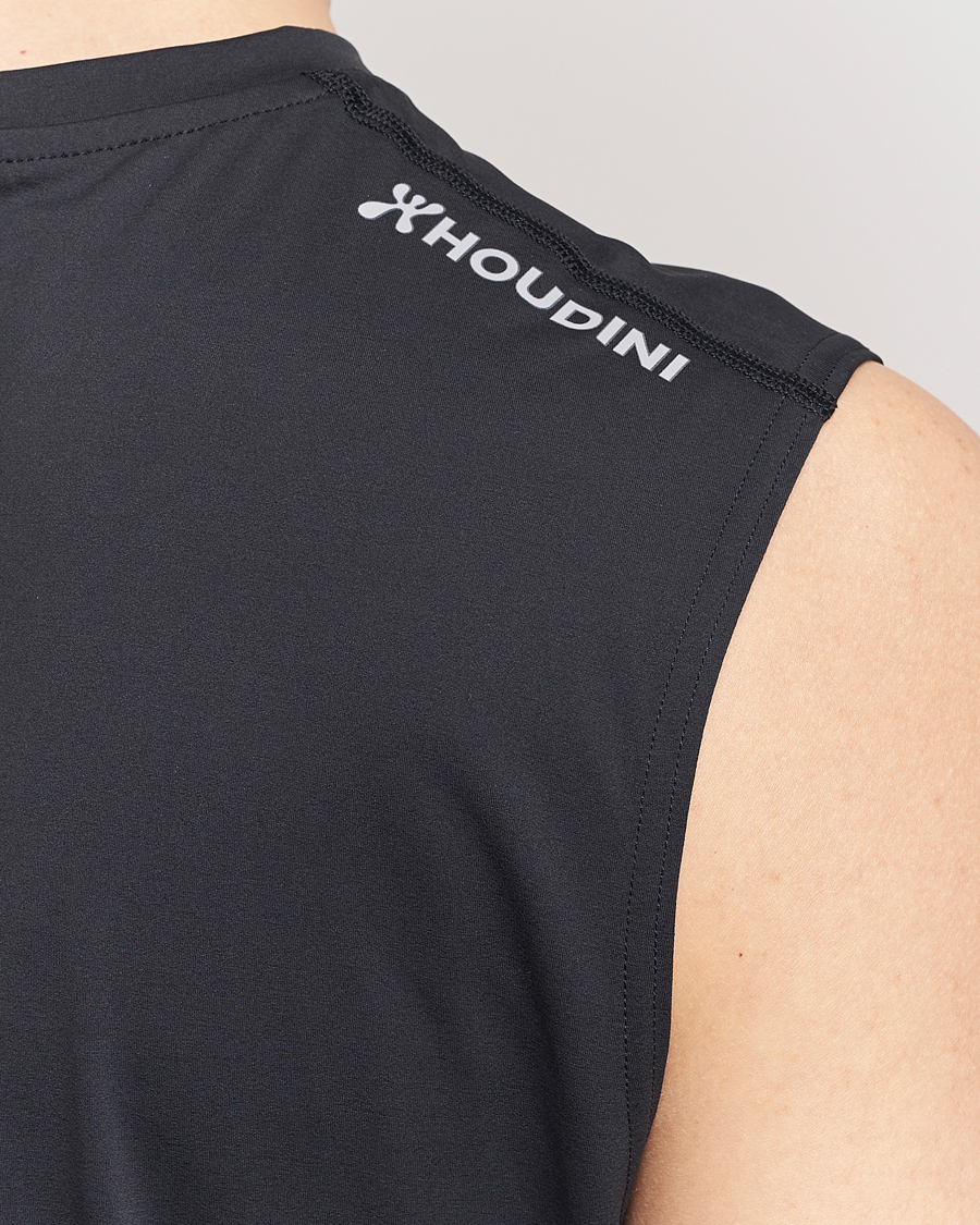 Herr | T-Shirts | Houdini | Pace Air Tank True Black