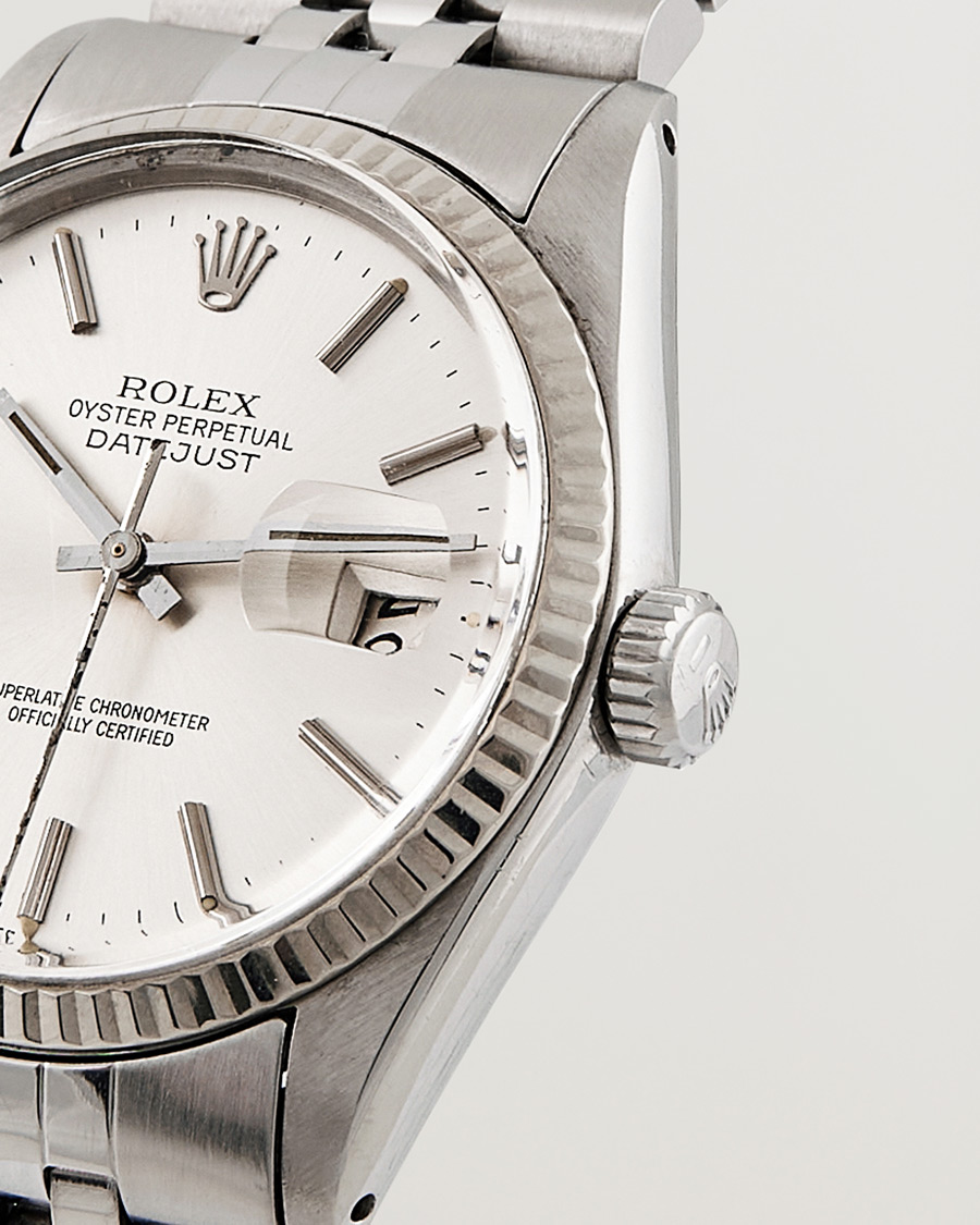 Herr | Rolex Pre-Owned Datejust 16014 Jubilee Steel White Steel Silver | Rolex Pre-Owned | Datejust 16014 Jubilee Steel White Steel Silver