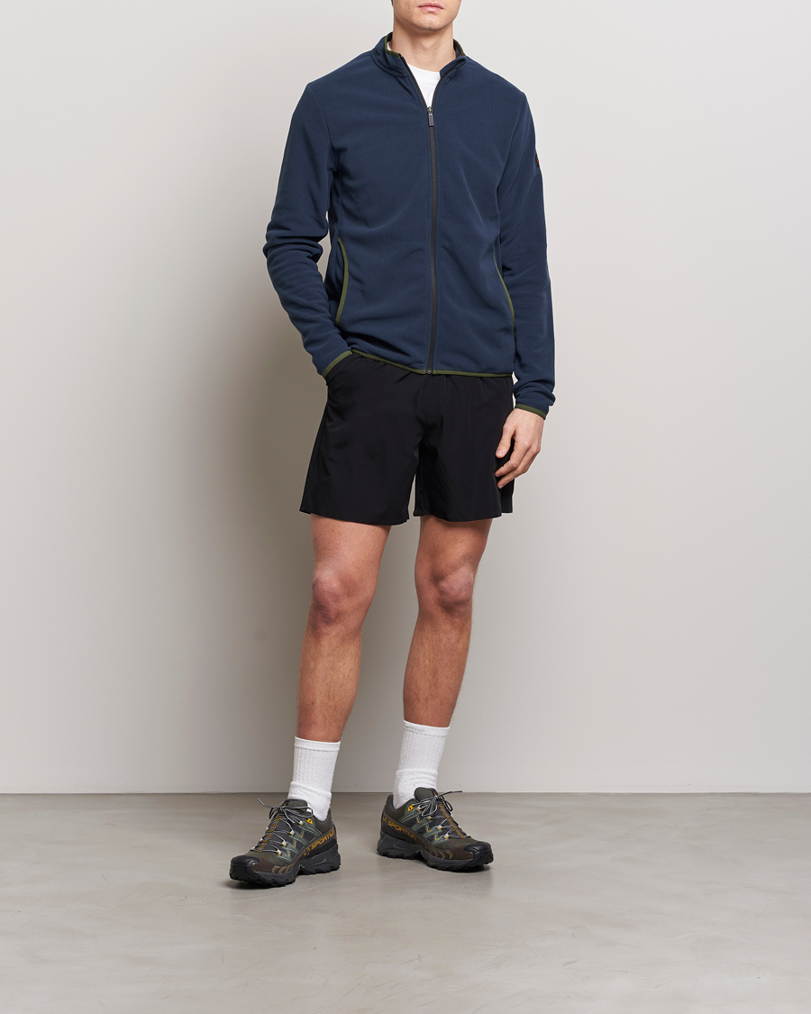 Herr | Tröjor | Falke Sport | Falke Fleece Jacket Space Blue