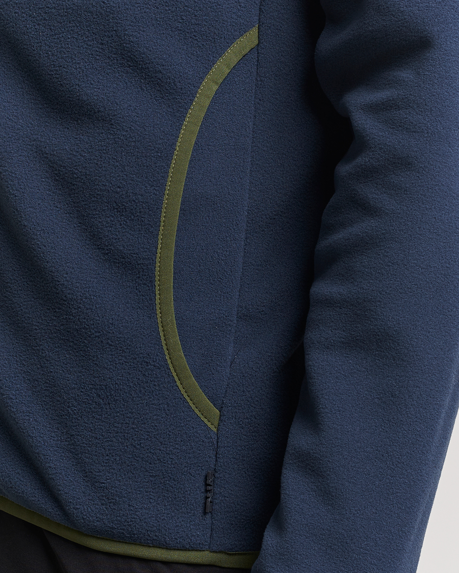 Herr | Tröjor | Falke Sport | Falke Fleece Jacket Space Blue