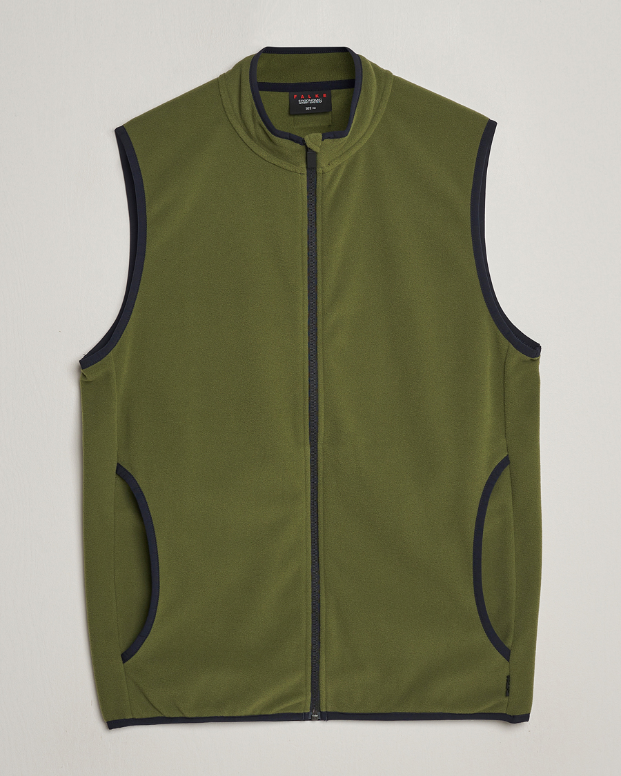 Herr | Tröjor | Falke Sport | Falke Fleece Vest Herb
