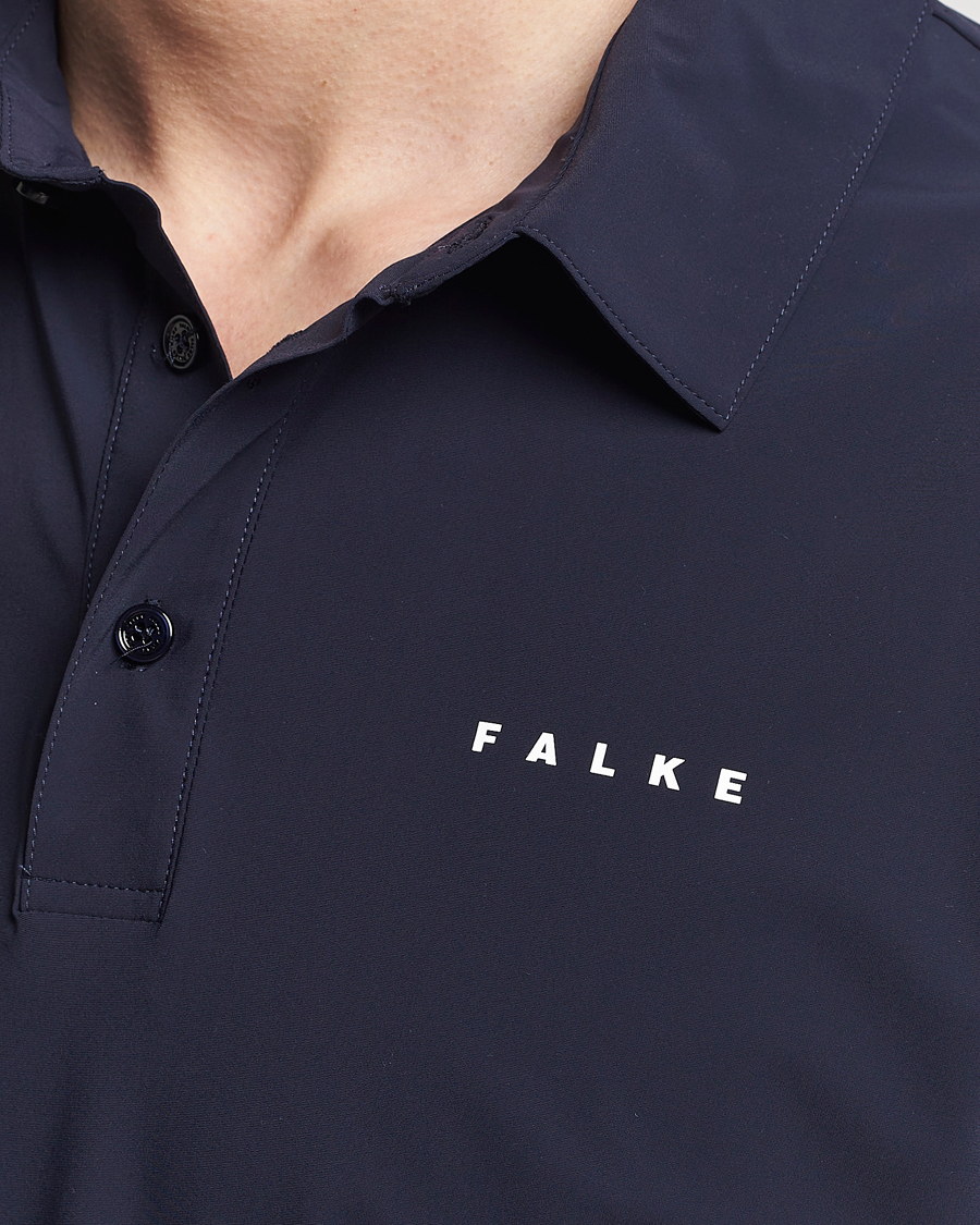Herr | Pikéer | Falke Sport | Falke Performance Polo Shirt Space Blue