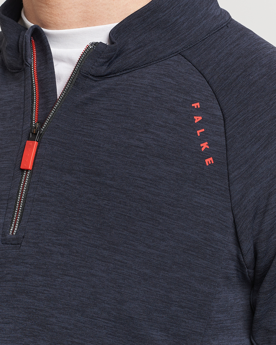 Herr | Tröjor | Falke Sport | Falke Core Half Zip Warm Up Shirt Black