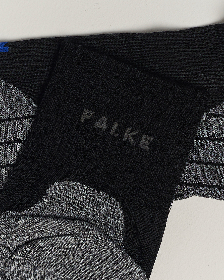 Herr | Ankelstrumpor | Falke Sport | Falke TK5 Wander Cool Short Trekking Socks Black