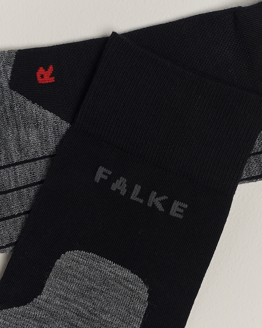 Herr | Underkläder | Falke Sport | Falke RU4 Endurance Running Socks Black Mix