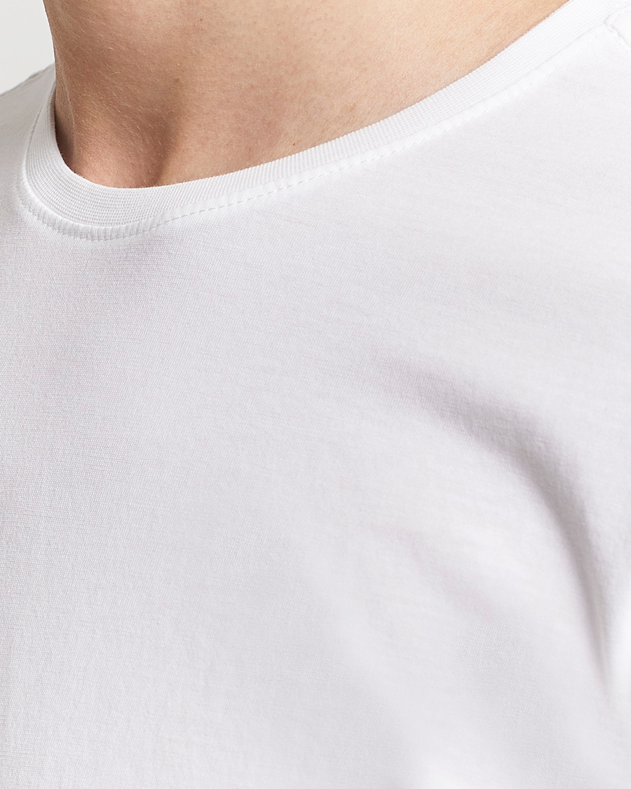 Herr | T-Shirts | KnowledgeCotton Apparel | Agnar Basic T-Shirt Bright White