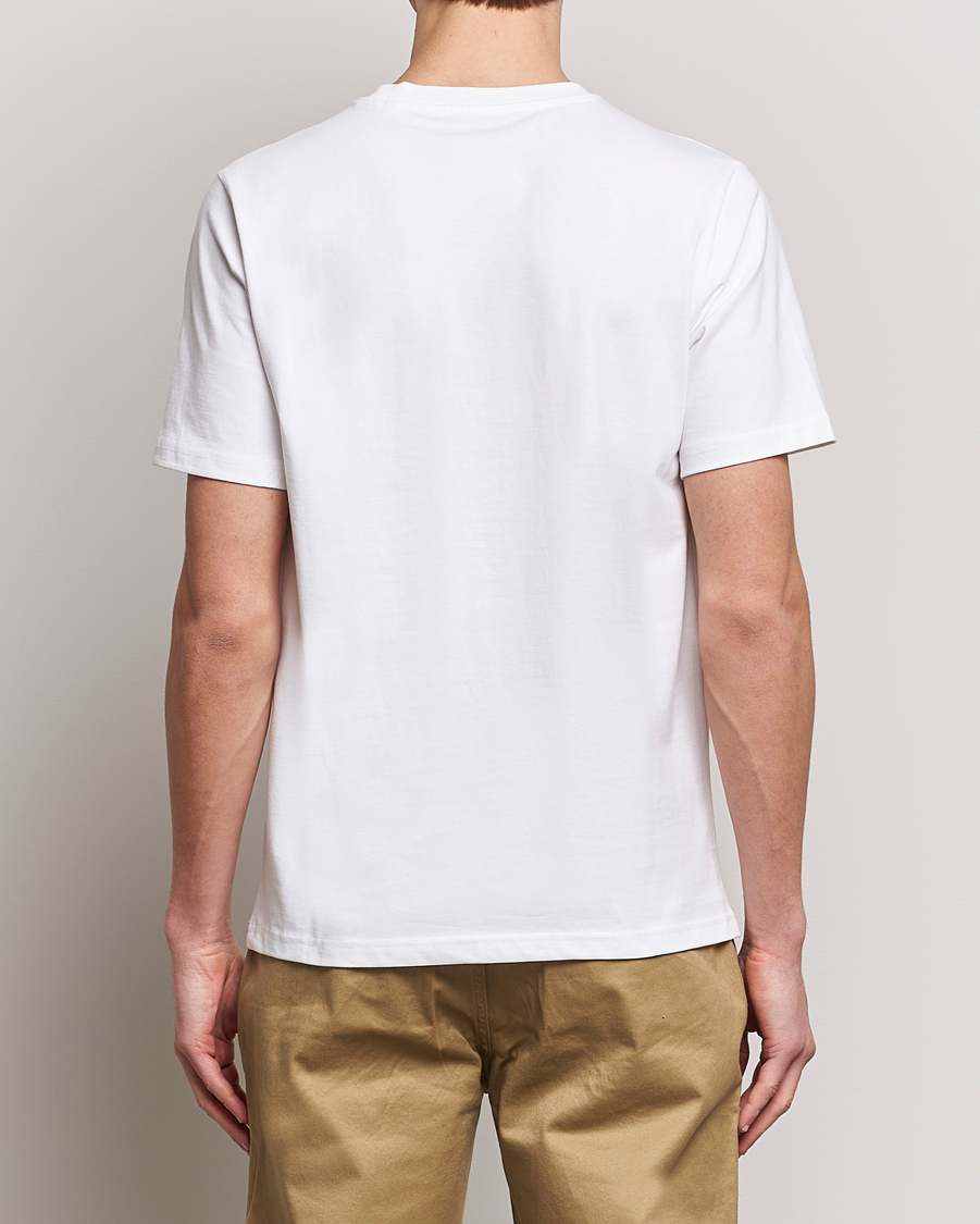 Herr | T-Shirts | KnowledgeCotton Apparel | Loke Badge T-Shirt Bright White