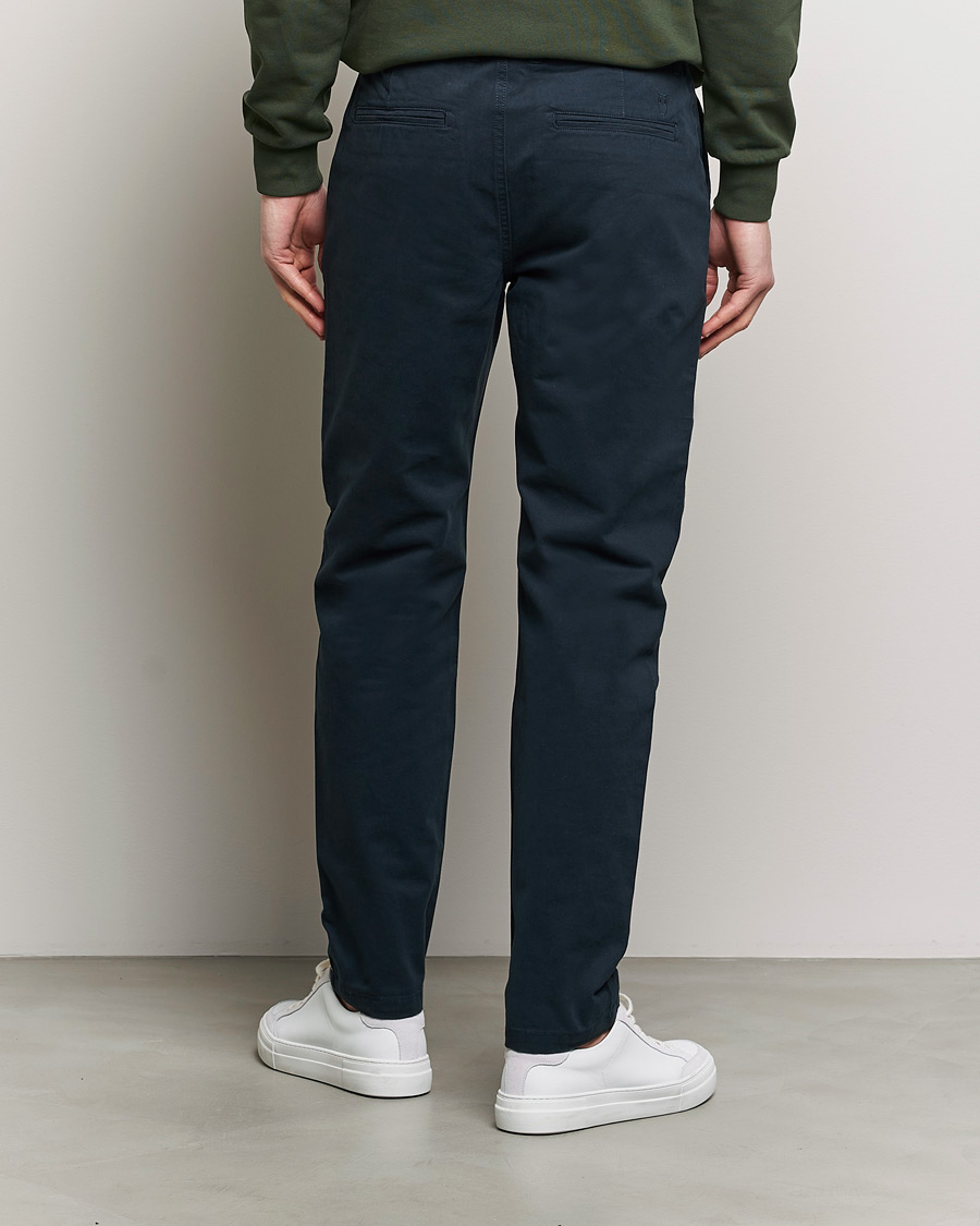 Herr | Byxor | KnowledgeCotton Apparel | Chuck Regular Cotton Twill Chino Total Eclipse