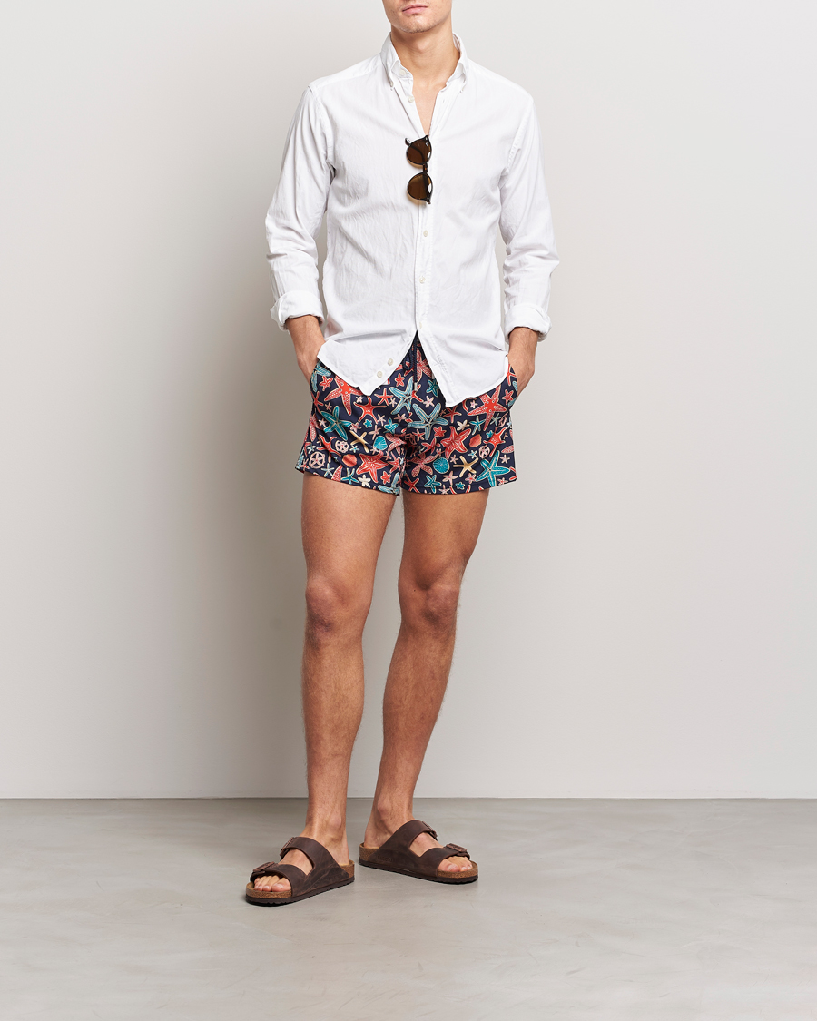 Herr | Badbyxor | Vilebrequin | Moorise Holistarfishes Swim Shorts Bleu Marine