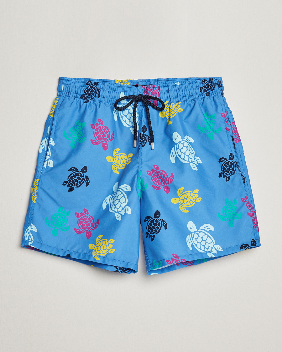 Herr | Badbyxor | Vilebrequin | Moorea Tortues Swim Shorts Blue