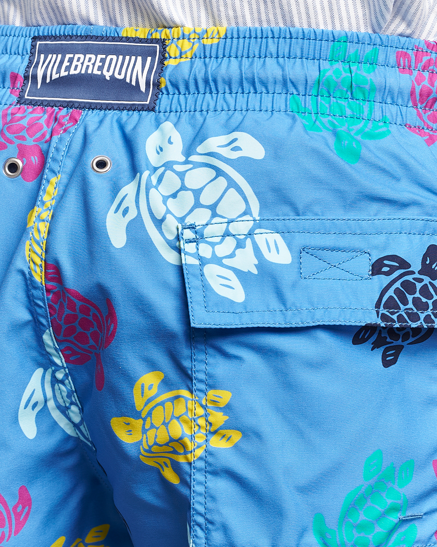Herr | Badbyxor | Vilebrequin | Moorea Tortues Swim Shorts Blue