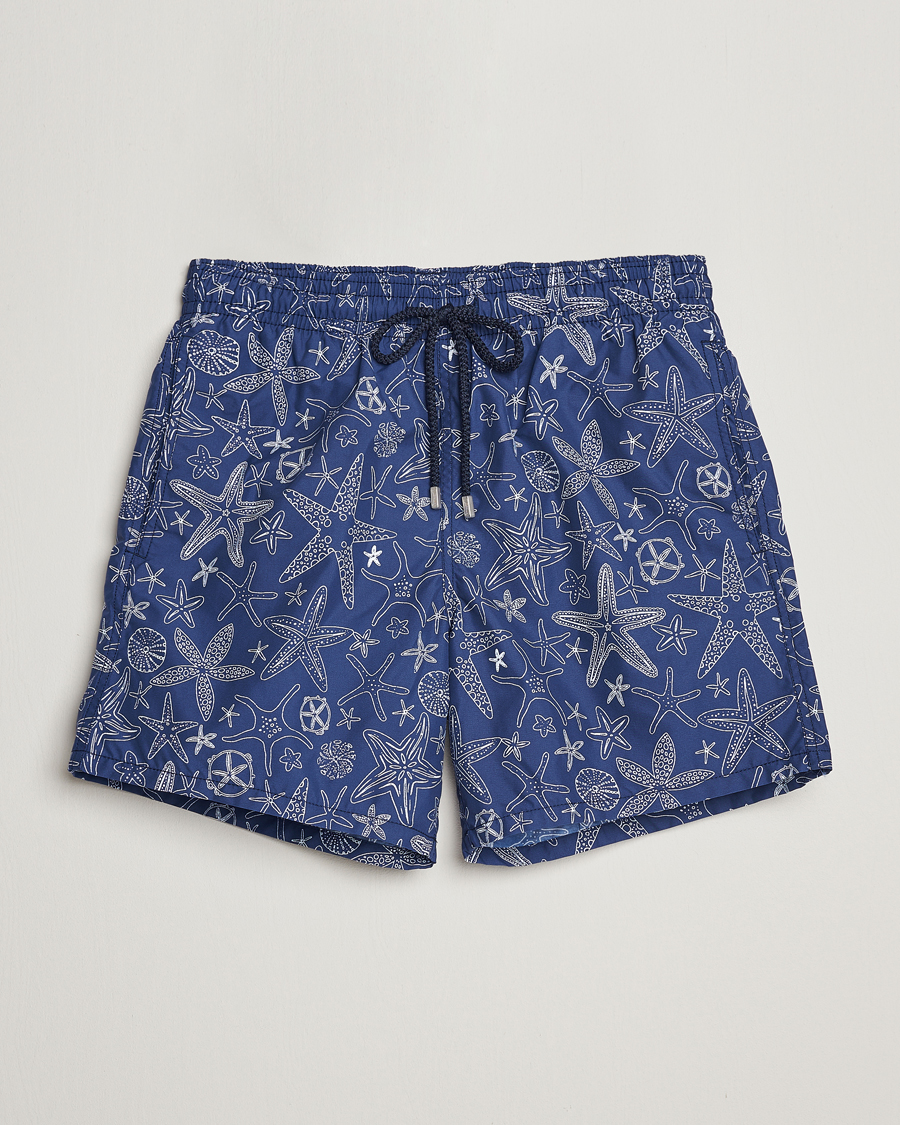 Herr | Badbyxor | Vilebrequin | Moorea Starlettes Swim Shorts Encre