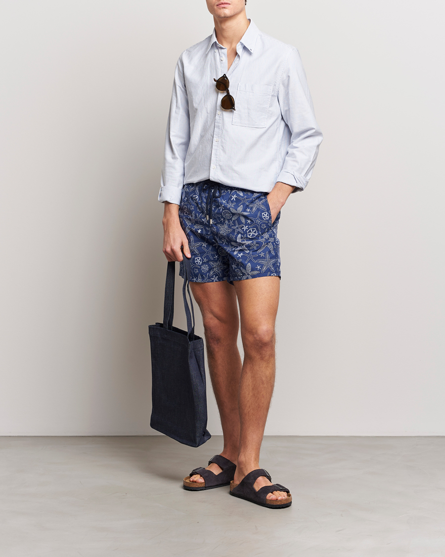 Herr | Badbyxor | Vilebrequin | Moorea Starlettes Swim Shorts Encre