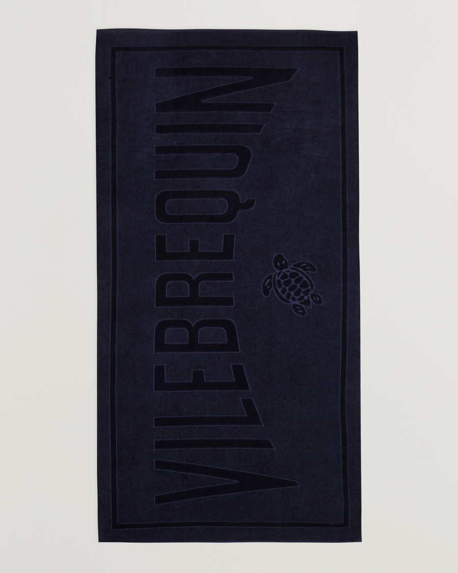 Herr | Vilebrequin Sand Organic Cotton Towel Bleu Marine | Vilebrequin | Sand Organic Cotton Towel Bleu Marine