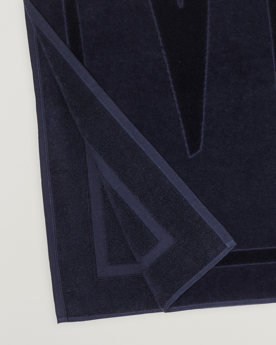 Herr | Vilebrequin Sand Organic Cotton Towel Bleu Marine | Vilebrequin | Sand Organic Cotton Towel Bleu Marine