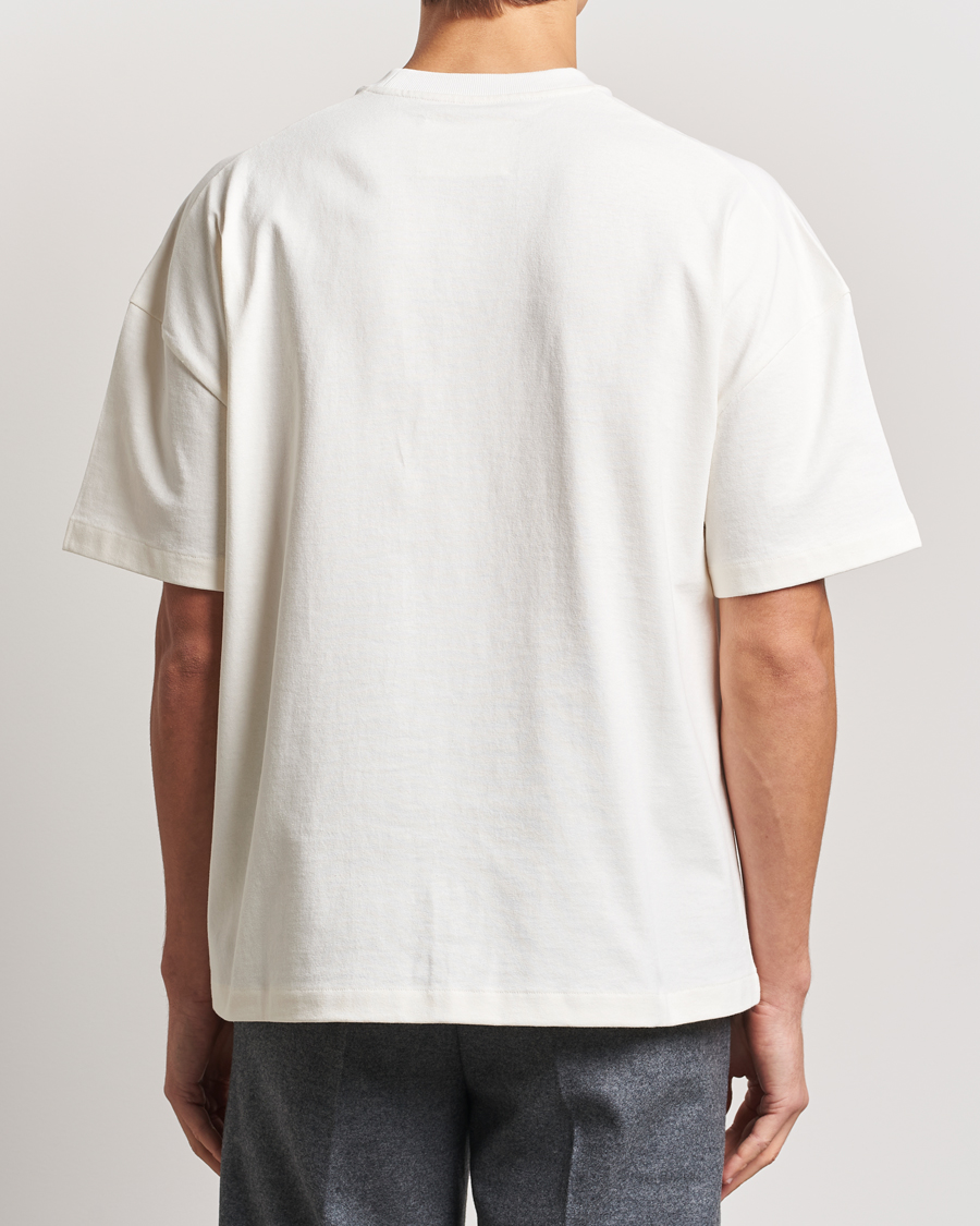 Herr | T-Shirts | Jil Sander | Round Collar Logo T-Shirt White