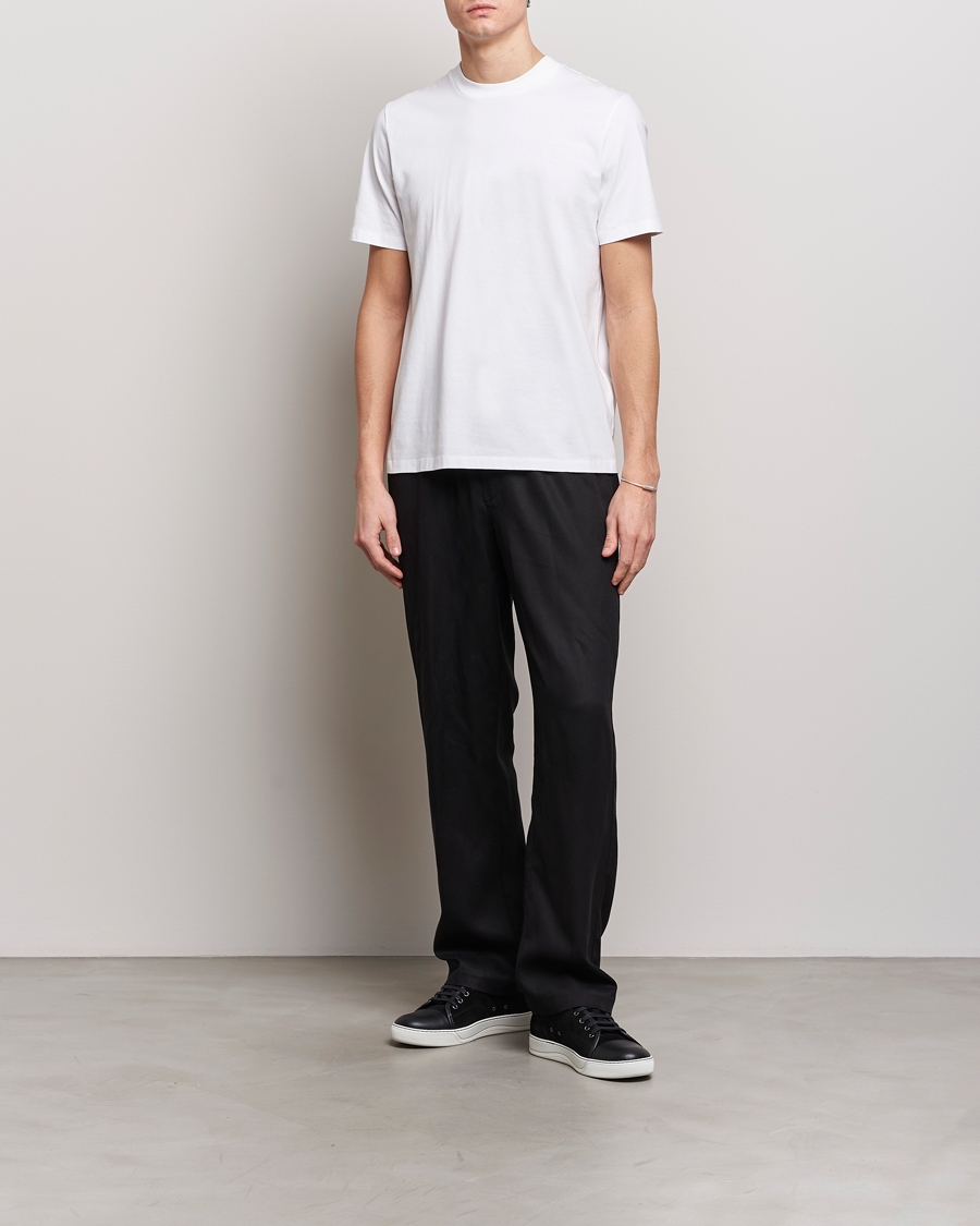 Herr | T-Shirts | Jil Sander | Round Collar Simple T-Shirt White