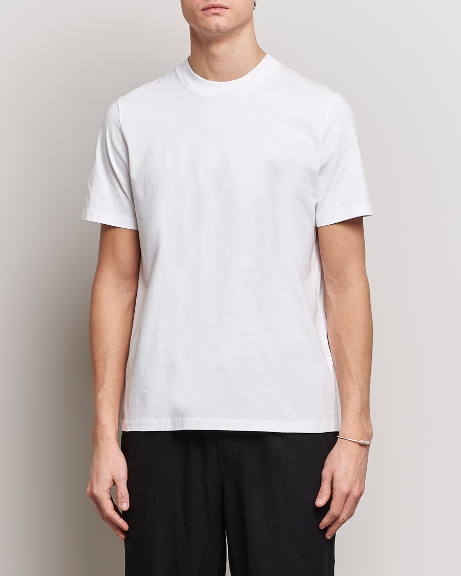 Herr | T-Shirts | Jil Sander | Round Collar Simple T-Shirt White