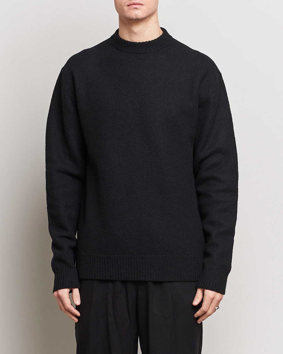 Herr | Tröjor | Jil Sander | Lightweight Merino Wool Sweater Black