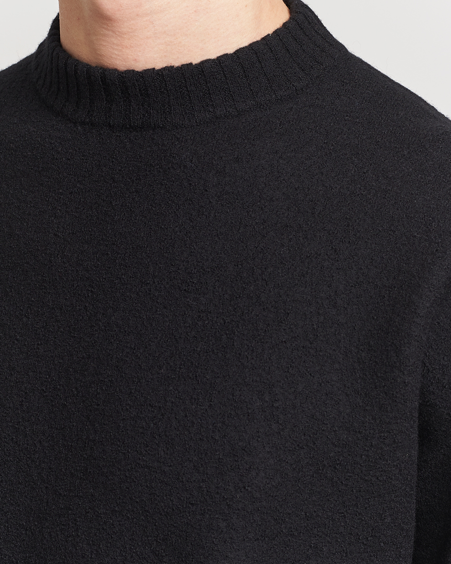 Herr | Tröjor | Jil Sander | Lightweight Merino Wool Sweater Black