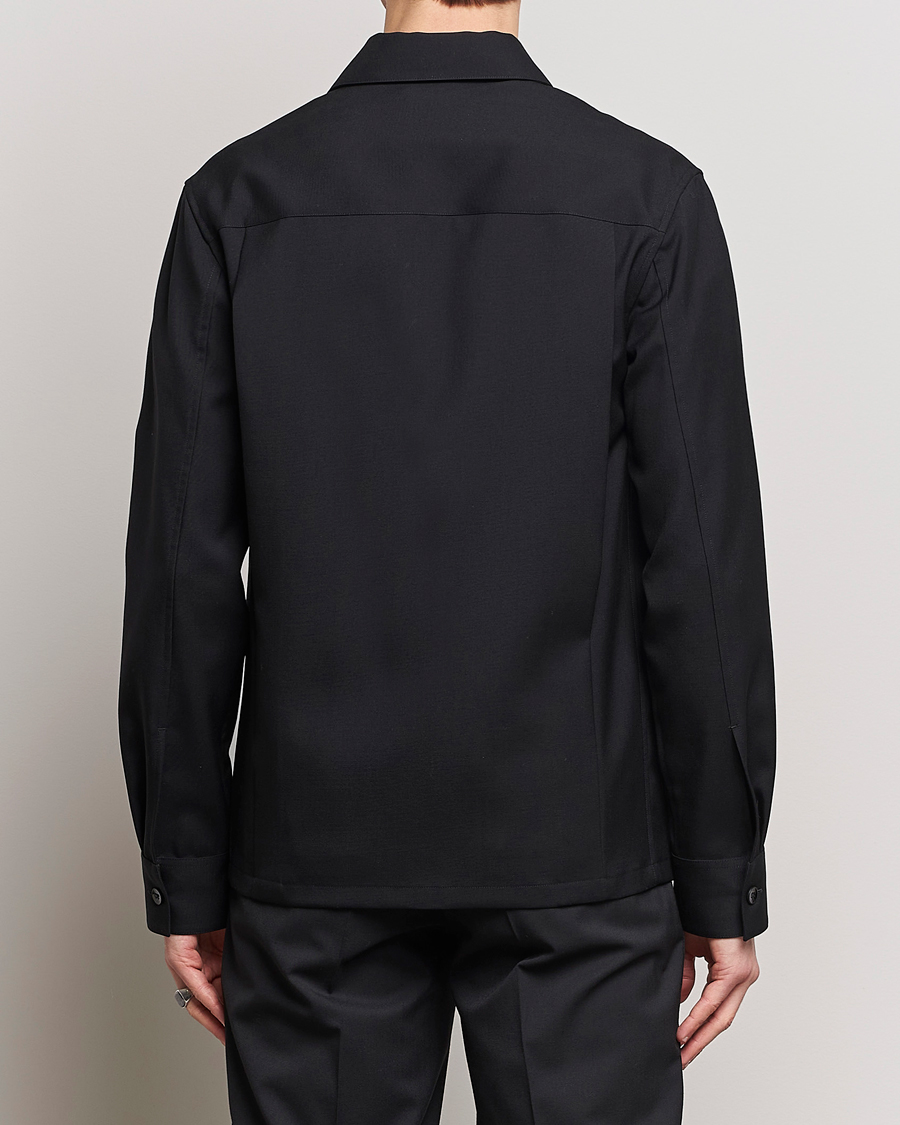 Herr | Skjortor | Jil Sander | Double Pocket Overshirt Black