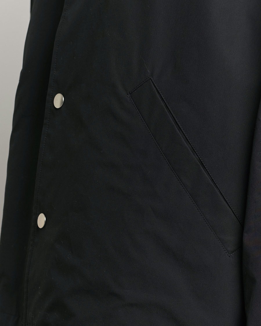 Herr | Jackor | Jil Sander | Back Printed Coach Jacket Black