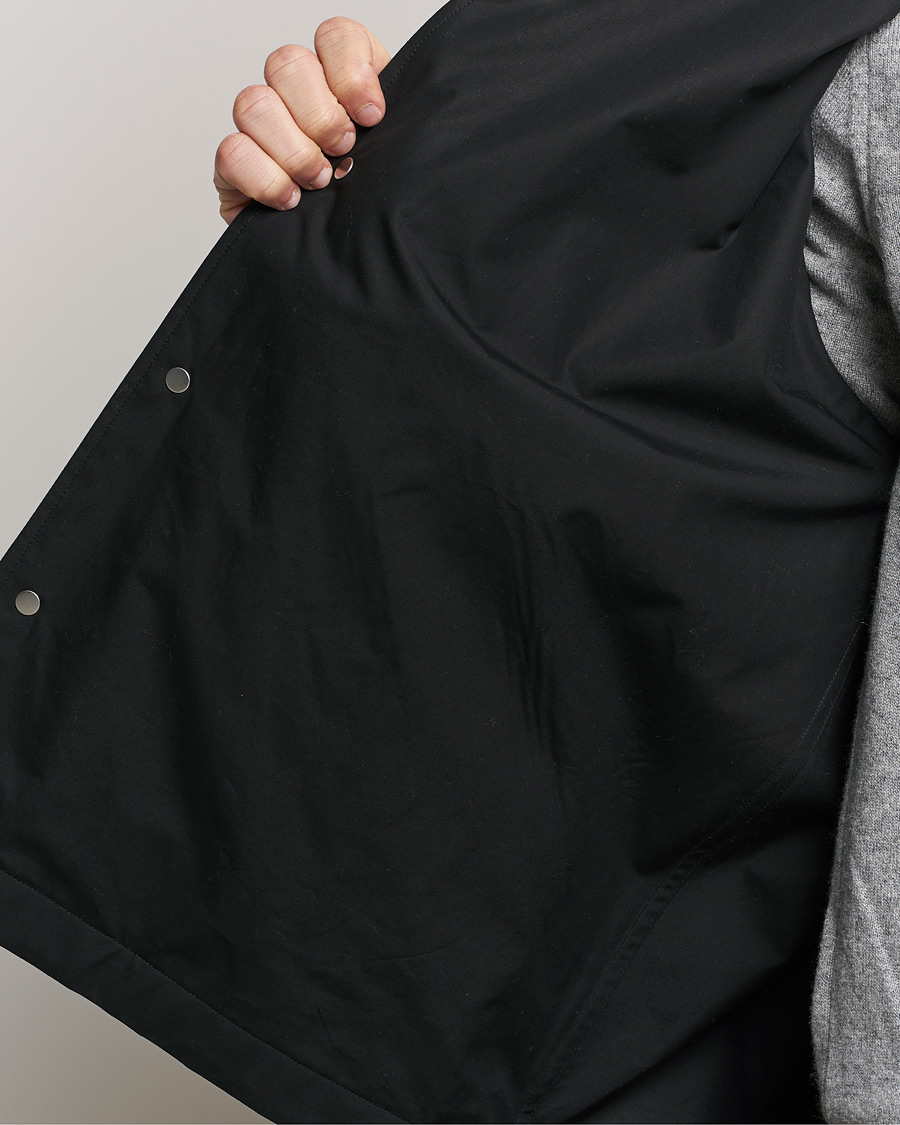 Herr | Jackor | Jil Sander | Back Printed Coach Jacket Black