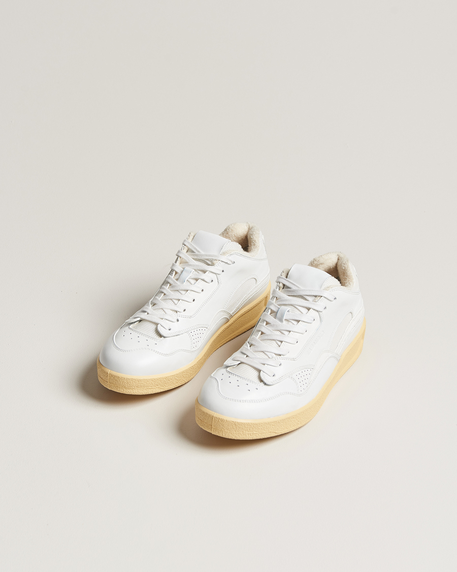 Herr | Jil Sander Low Basket Sneakers White | Jil Sander | Low Basket Sneakers White