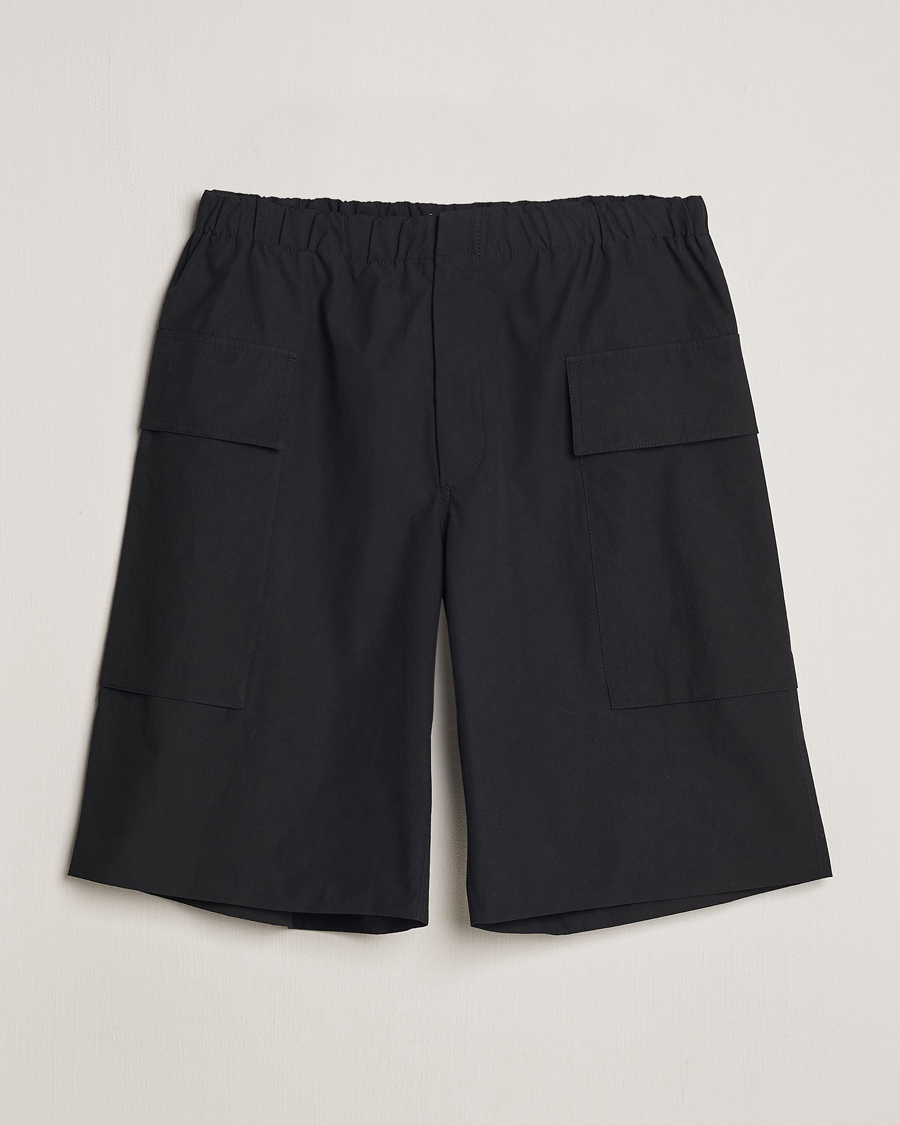 Herr | Shorts | Jil Sander | Relaxed Fit Drawstring Shorts Black
