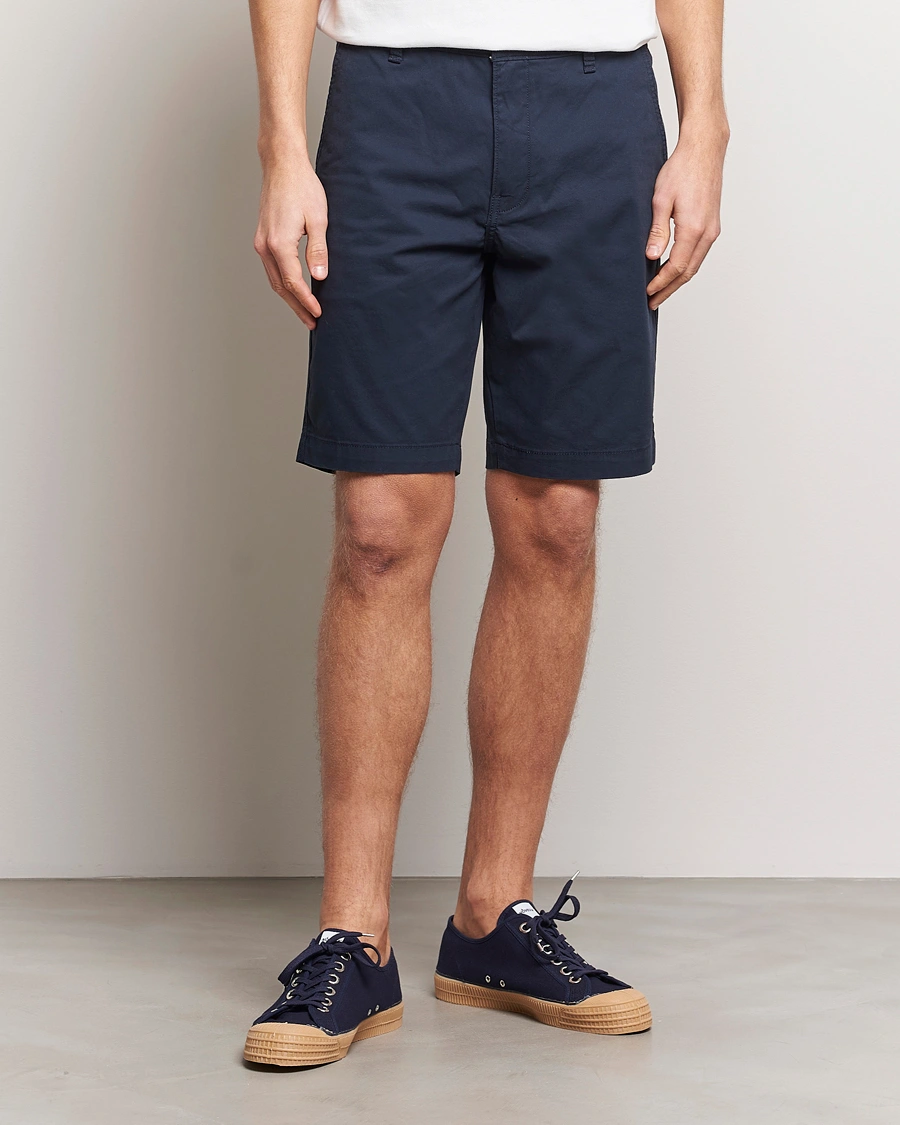 Herr | Shorts | Levi's | Garment Dyed Chino Shorts Baltic Navy