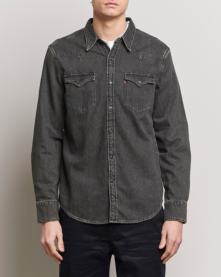 Herr | Kläder | Levi's | Barstow Western Standard Shirt Black Washed