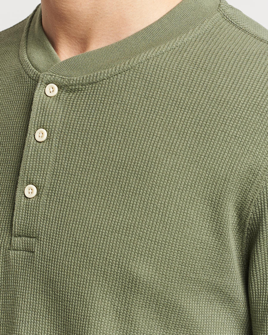 Herr | Tröjor | Levi's | Thermal Henley Bluish Olive