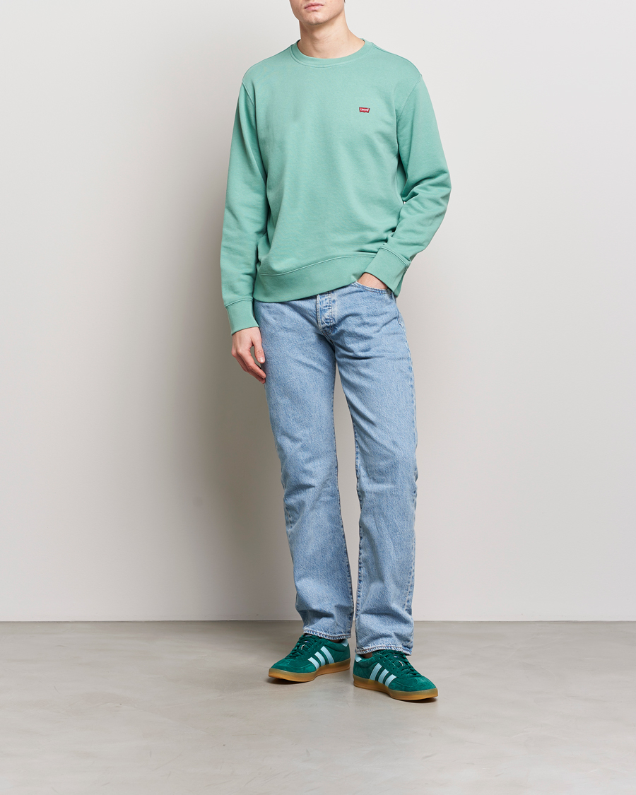 Herr | Tröjor | Levi's | Original Crew Neck Sweatshirt Feldspar Green