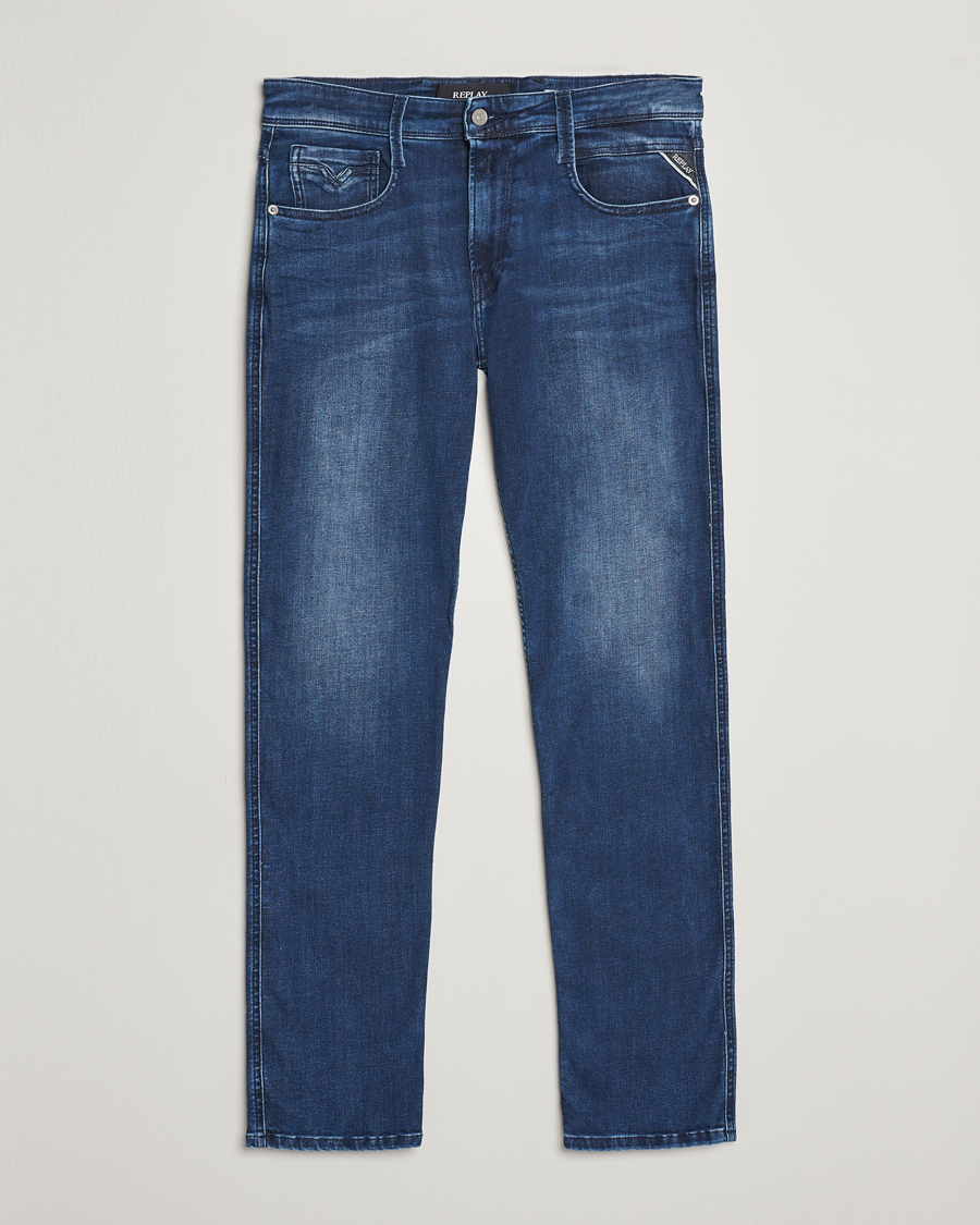 Herr | Jeans | Replay | Anbass Powerstretch Jeans Medium Blue
