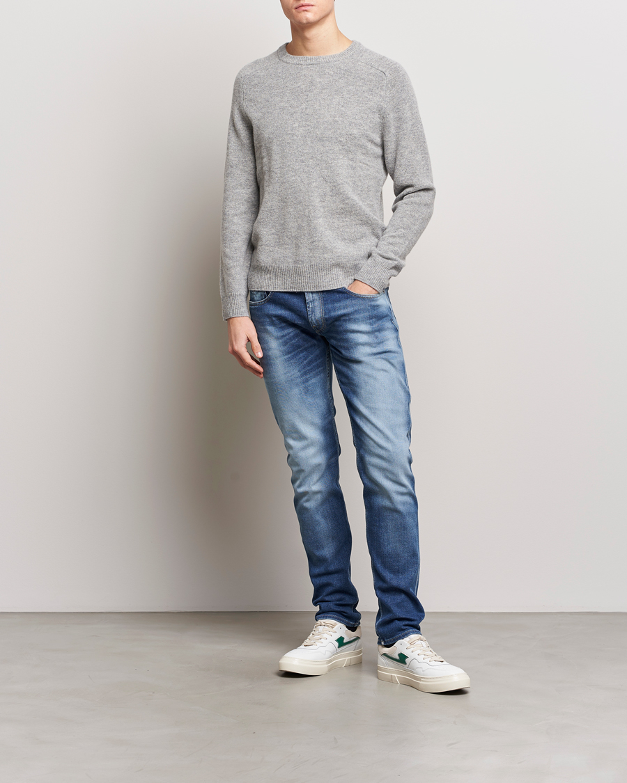 Herr | Jeans | Replay | Anbass Stretch Jeans Medium Blue