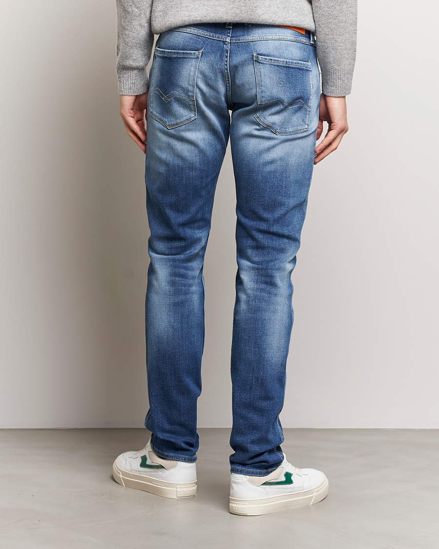 Herr | Jeans | Replay | Anbass Stretch Jeans Medium Blue