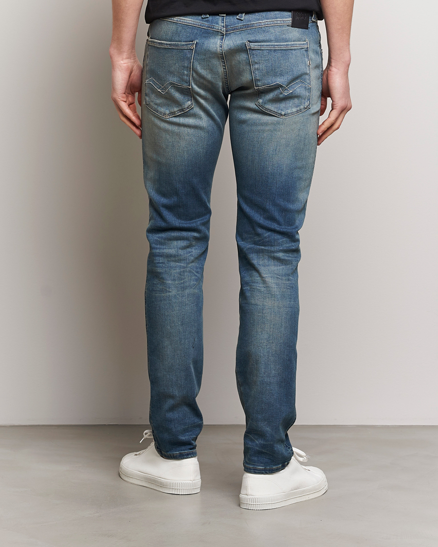 Herr | Jeans | Replay | Anbass Hyperflex Dust Wash Jeans Medium Blue