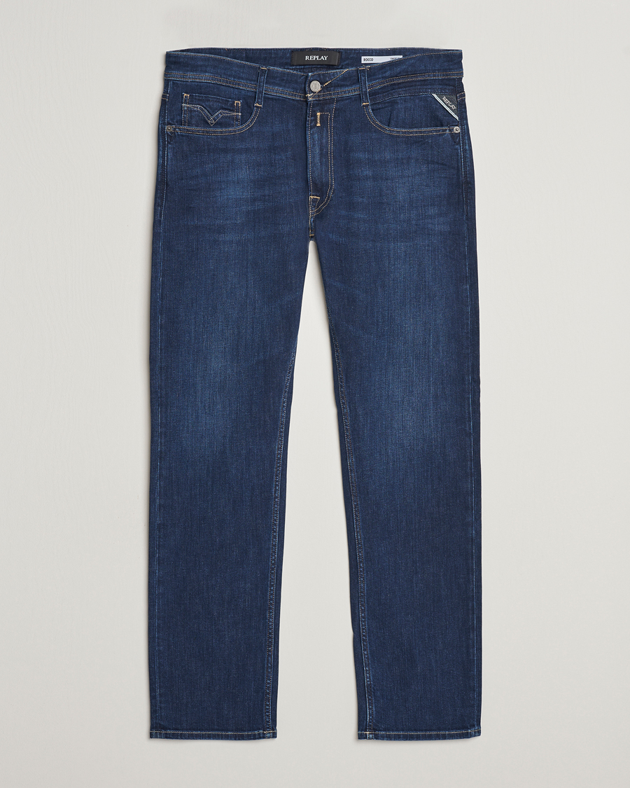 Herr | Jeans | Replay | Rocco Stretch Jeans Dark Blue