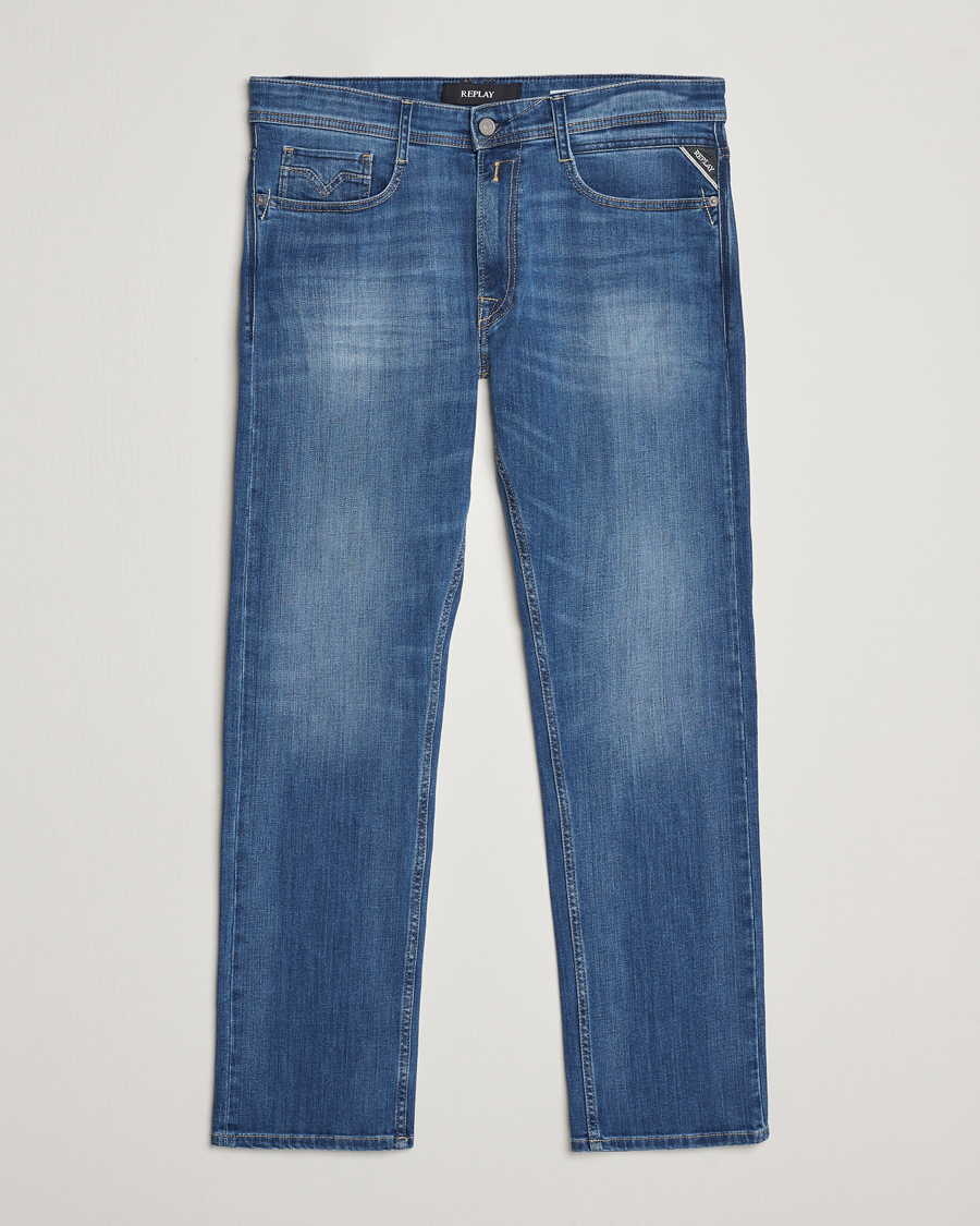 Herr | Jeans | Replay | Rocco Regular Fit Stretch Jeans Medium Blue