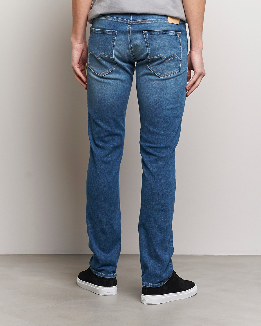 Herr | Jeans | Replay | Grover Straight Fit Hyperflex Jeans Medium Blue