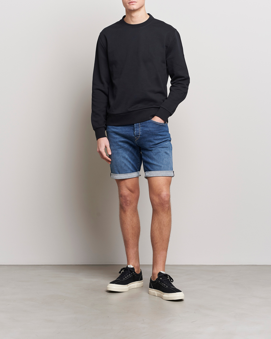 Herr | Shorts | Replay | RBJ981 Hyperflex Denim Shorts Dark Blue