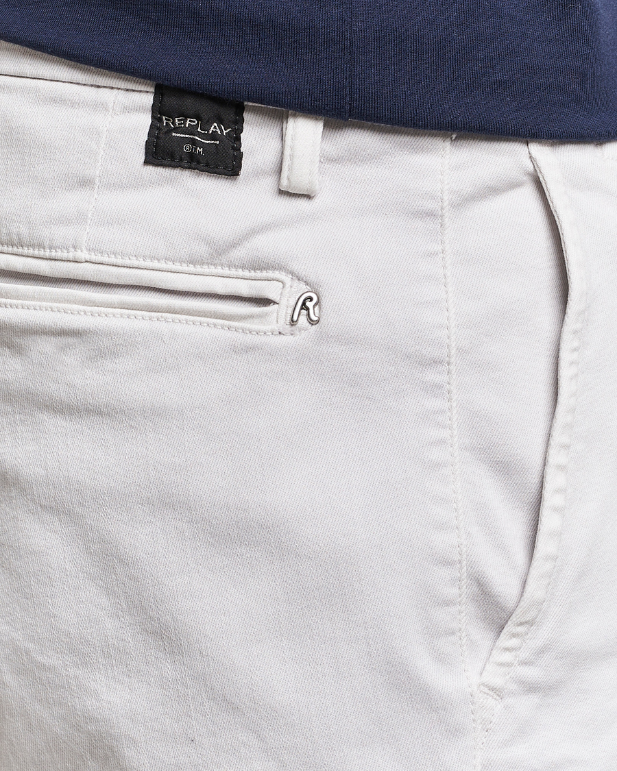 Herr | Shorts | Replay | Benni Hyperflex Shorts Pearl Grey