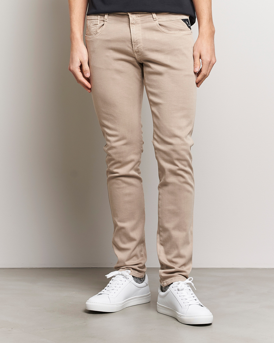 Herr | Stilsegment Casual Classics | Replay | Anbass Hyperflex X.Lite 5-Pocket Pants Coffee Cream