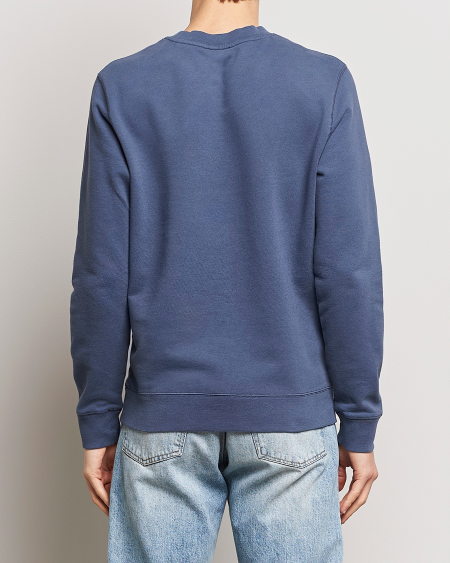 Herr | Tröjor | Sunspel | Loopback Sweatshirt Slate Blue