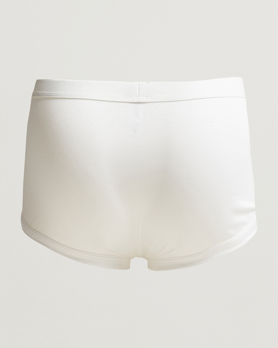 Herr | Underkläder | Zimmerli of Switzerland | Sea Island Cotton Boxer Briefs White