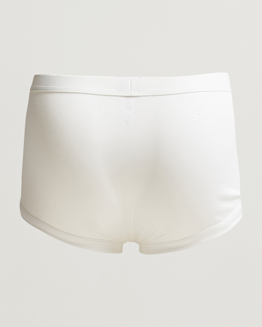 Herre | Undertøy | Zimmerli of Switzerland | Sea Island Cotton Boxer Briefs White