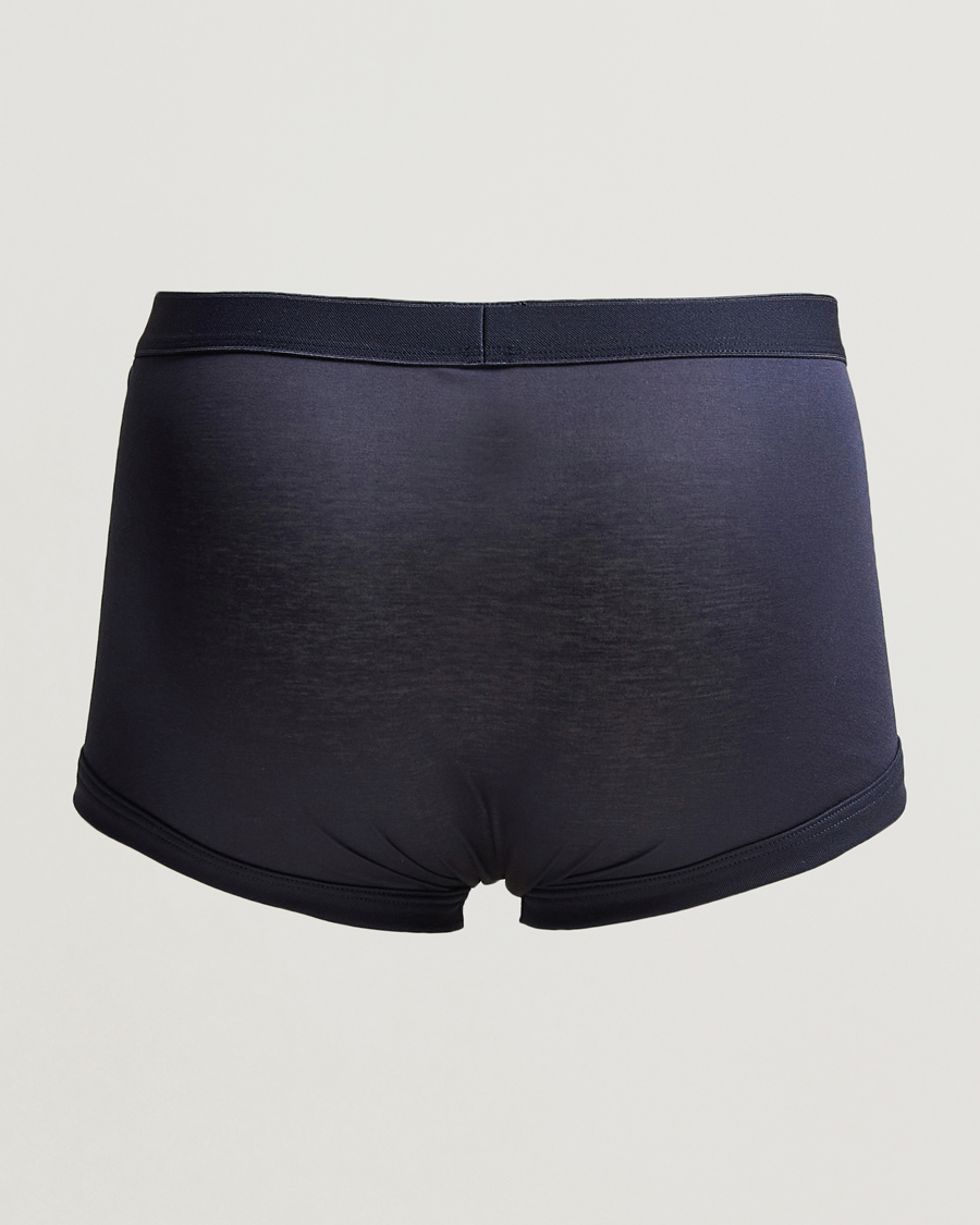 Herr | Kläder | Zimmerli of Switzerland | Sea Island Cotton Boxer Briefs Navy