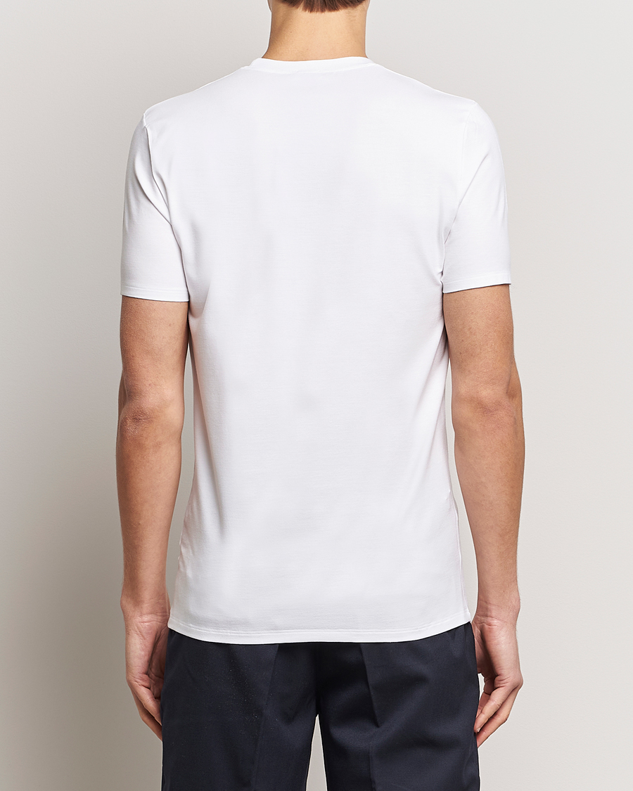 Herr | T-Shirts | Zimmerli of Switzerland | Pureness Modal Crew Neck T-Shirt White
