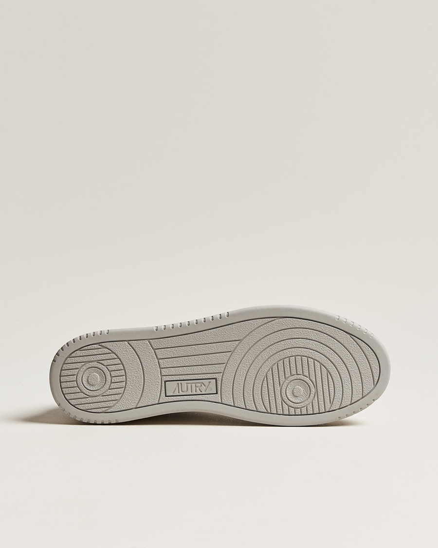 Herr | Autry Medalist Low Bicolor Leather Sneaker White/Grey | Autry | Medalist Low Bicolor Leather Sneaker White/Grey