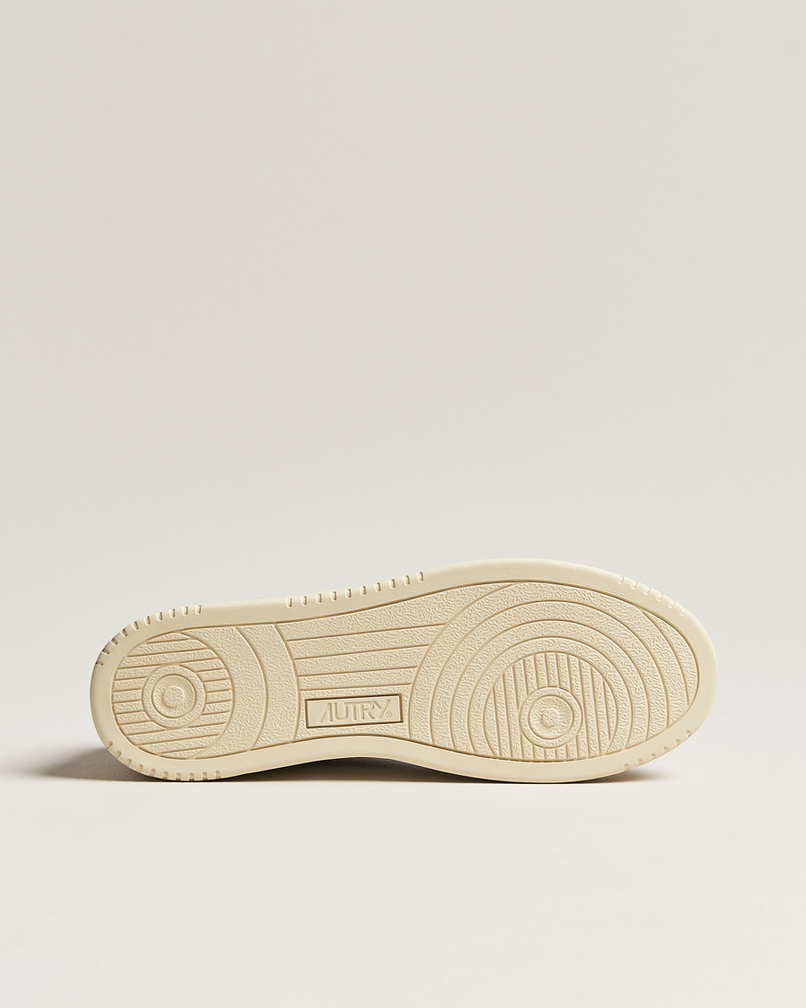 Herr | Autry Medalist Low Goat/Suede Sneaker White/Grey | Autry | Medalist Low Goat/Suede Sneaker White/Grey